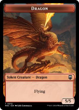 【ENG】【Foil】■リップル■《ドラゴン+コピートークン/Dragon+Copy Token》[M3C]