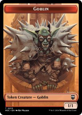 【ENG】【Foil】■リップル■《ゴブリン+タルモゴイフトークン/Goblin+Tarmogoyf Token》[M3C]