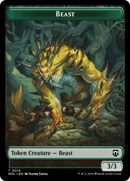 【ENG】【Foil】■リップル■《ビースト+昆虫トークン/Beast+Insect Token》[M3C]