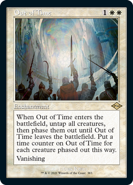 【ENG】【Foil】■旧枠エッチング■《時空からの退去/Out of Time》[MH2]