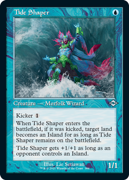 【ENG】【Foil】■旧枠エッチング■《激浪の形成師/Tide Shaper》[MH2]