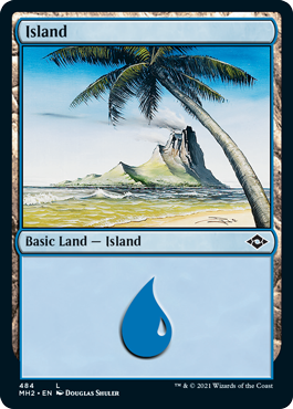 【ENG】【Foil】■エッチング■《島/Island》(484)[MH2]