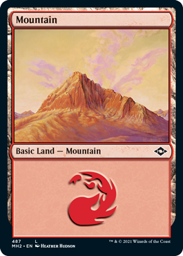 【ENG】【Foil】■エッチング■《山/Mountain》(487)[MH2]