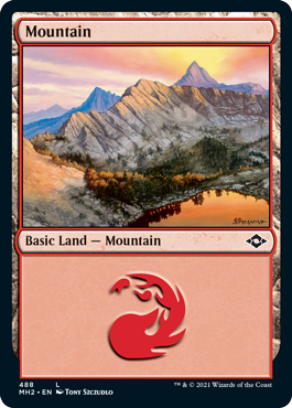 【ENG】【Foil】■エッチング■《山/Mountain》(488)[MH2]