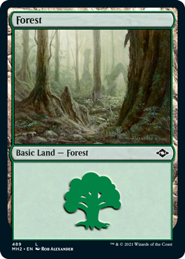 【ENG】【Foil】■エッチング■《森/Forest》(489)[MH2]