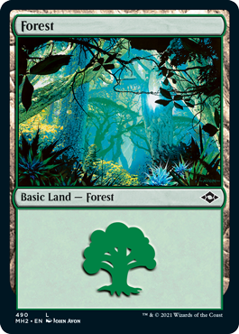 【ENG】【Foil】■エッチング■《森/Forest》(490)[MH2]
