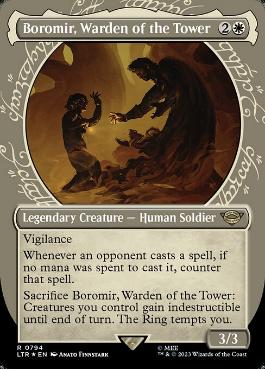 【ENG】【Foil】■サージ■《塔の長官、ボロミア/Boromir, Warden of the Tower》[LTR]