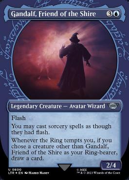【ENG】【Foil】■サージ■《ホビット庄の友、ガンダルフ/Gandalf, Friend of the Shire》[LTR]