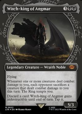 【ENG】【Foil】■サージ■《アングマールの魔王/Witch-king of Angmar》[LTR]