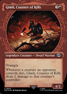 【ENG】【Foil】■サージ■《打破数を競う者、ギムリ/Gimli, Counter of Kills》[LTR]