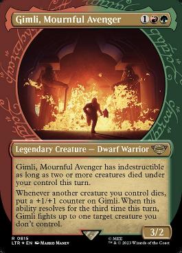 【ENG】【Foil】■サージ■《死を悼む復讐者、ギムリ/Gimli, Mournful Avenger》[LTR]