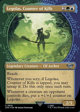 【ENG】【Foil】■サージ■《打破数を競う者、レゴラス/Legolas, Counter of Kills》[LTR]