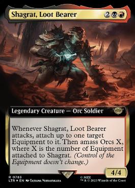 【ENG】【Foil】■サージ■《戦利品運び、シャグラト/Shagrat, Loot Bearer》[LTR]