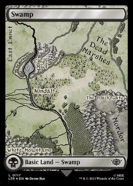 【ENG】【Foil】■サージ■《沼/Swamp》(717)[LTR]