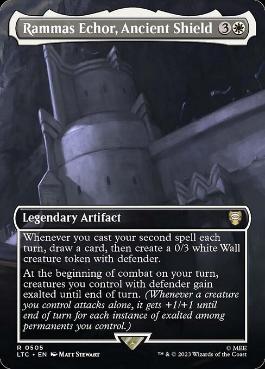 【ENG】【Foil】■ボーダーレス■《Rammas Echor, Ancient Shield》[LTC]