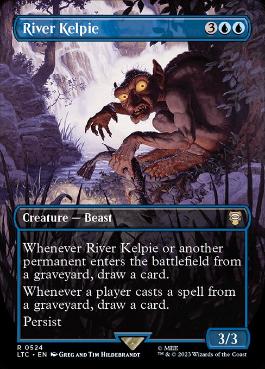 【ENG】【Foil】■ボーダーレス■《川のケルピー/River Kelpie》[LTC]