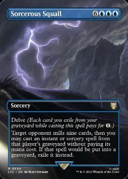 【ENG】【Foil】■ボーダーレス■《Sorcerous Squall》[LTC]