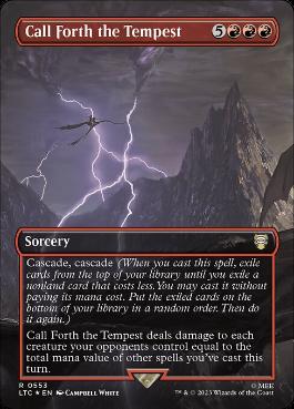 【ENG】【Foil】■サージ■《Call Forth the Tempest》[LTC]
