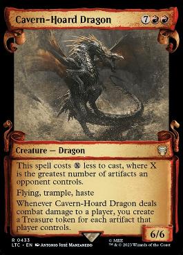 【ENG】【Foil】■ショーケース■《洞窟に宝蓄えしドラゴン/Cavern-Hoard Dragon》[LTC]