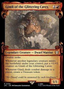 【ENG】【Foil】■ショーケース■《燦光洞のギムリ/Gimli of the Glittering Caves》[LTC]