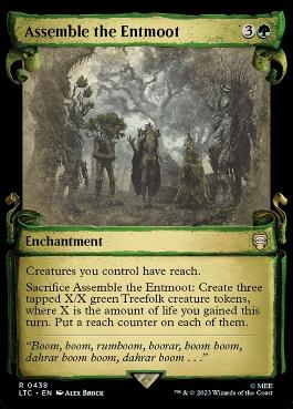 【ENG】【Foil】■ショーケース■《エントの寄合の呼集/Assemble the Entmoot》[LTC]