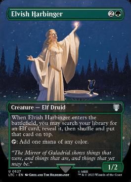 【ENG】【Foil】■ボーダーレス■《エルフの先触れ/Elvish Harbinger》[LTC]