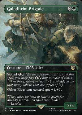 【ENG】【Foil】■サージ■《Galadhrim Brigade》[LTC]