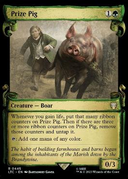 【ENG】【Foil】■ショーケース■《賞品の豚/Prize Pig》[LTC]