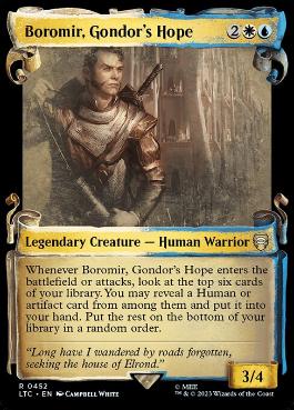 【ENG】【Foil】■ショーケース■《ゴンドールの希望、ボロミア/Boromir, Gondor's Hope》[LTC]