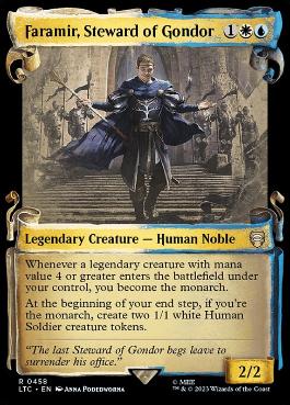 【ENG】【Foil】■ショーケース■《ゴンドールの執政、ファラミア/Faramir, Steward of Gondor》[LTC]