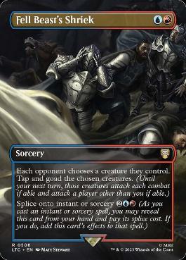 【ENG】【Foil】■サージ■《Fell Beast's Shriek》[LTC]
