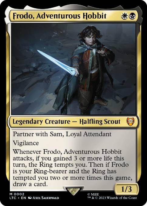【ENG】【Foil】《冒険好きなホビット、フロド/Frodo, Adventurous Hobbit》[LTC]