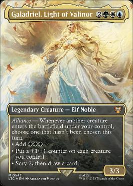 【ENG】【Foil】■サージ■《Galadriel, Light of Valinor》[LTC]