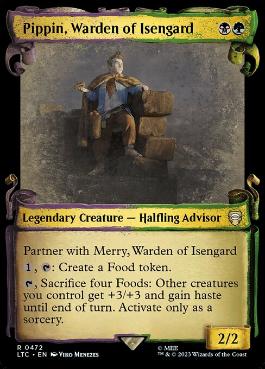 【ENG】【Foil】■ショーケース■《アイゼンガルドの監視人、ピピン/Pippin, Warden of Isengard》[LTC]