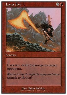 【ENG】《溶岩の斧/Lava Axe》[S00]