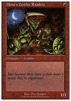 【ENG】《モンスのゴブリン略奪隊/Mons's Goblin Raiders》[S00]