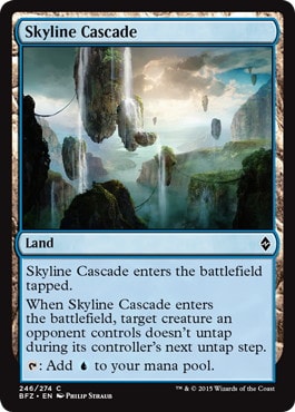 【ENG】【Foil】《天空の滝/Skyline Cascade》[BFZ]