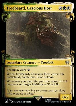 【ENG】【Foil】■ショーケース■《親切にもてなす者、木の鬚/Treebeard, Gracious Host》[LTC]