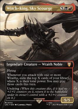 【ENG】【Foil】■サージ■《Witch-king, Sky Scourge》[LTC]