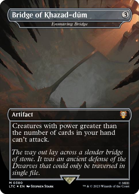 【ENG】【Foil】《罠の橋/Ensnaring Bridge》[LTC]