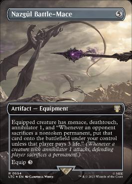 【ENG】【Foil】■サージ■《Nazgul Battle-Mace》[LTC]
