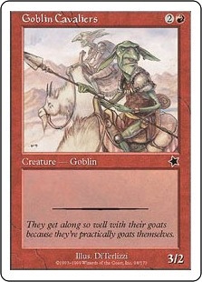 【ENG】《ゴブリンの騎兵隊/Goblin Cavaliers》[S99]