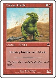 【ENG】《巨体のゴブリン/Hulking Goblin》[S99]