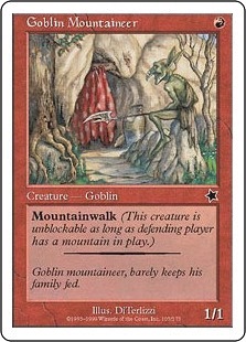 【ENG】《ゴブリンの山岳民/Goblin Mountaineer》[S99]