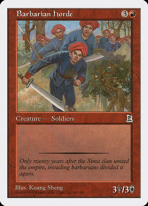 【ENG】《蛮族の大軍/Barbarian Horde》[PTK]