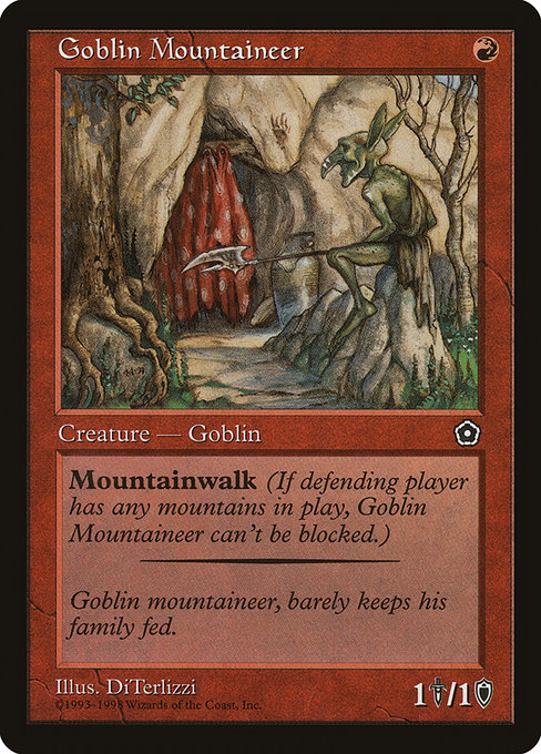 【ENG】《ゴブリンの山岳民/Goblin Mountaineer》[PO2]