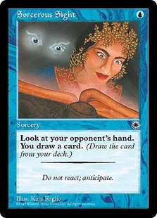 【ENG】《魔術の視界/Sorcerous Sight》[POR]