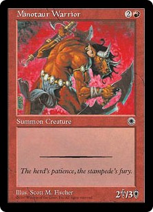 【ENG】《ミノタウルスの戦士/Minotaur Warrior》[POR]