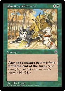 【ENG】《超巨大化/Monstrous Growth》FT無し[POR]