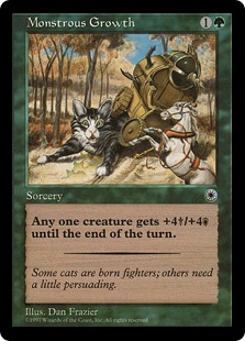 【ENG】《超巨大化/Monstrous Growth》FTあり[POR]